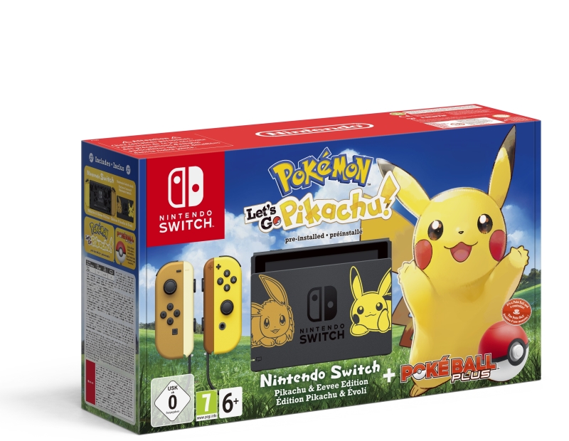 NINTENDO Nintendo Switch console Pokémon Let's Go Pikachu ed. + Pokéball Plus bundle